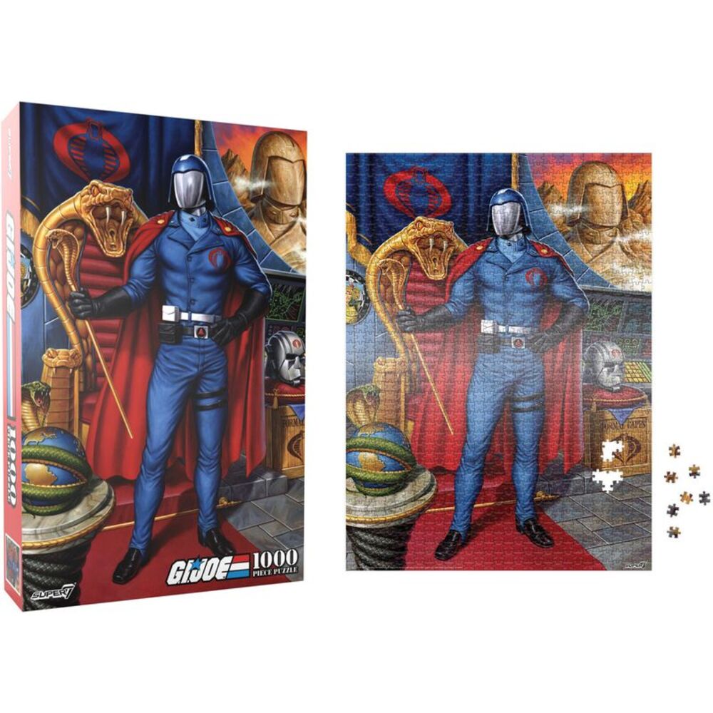 Super7 - G.I. Joe Puzzles - Cobra Commander Puzzle  COLLECTIBLES